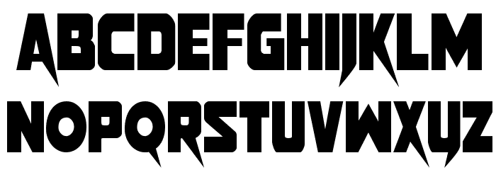 Pistoleer Condensed Font LOWERCASE