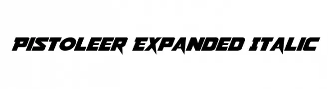 Pistoleer Expanded Italic 