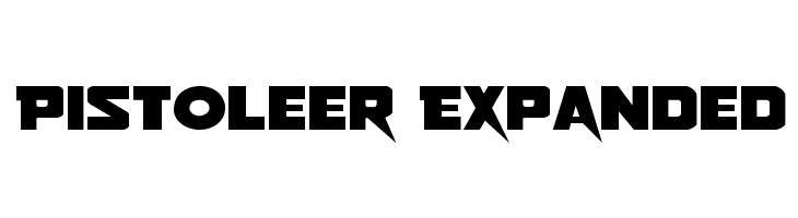 Pistoleer Expanded  Descarca Fonturi Gratis