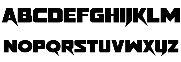 Pistoleer Expanded Font LOWERCASE