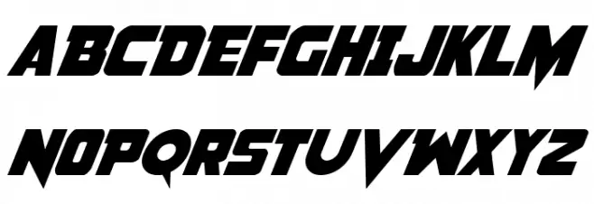 Pistoleer Italic 字体 大写
