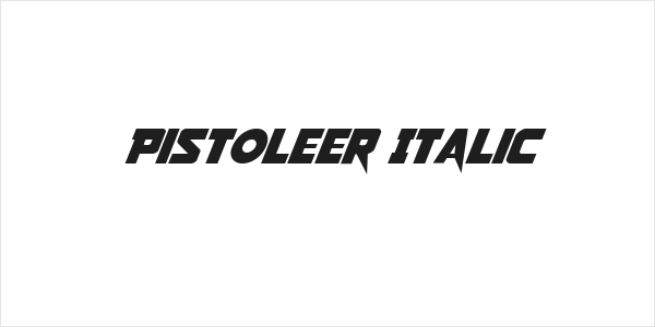 Pistoleer Italic Logo