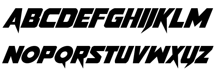 Pistoleer Italic Font LOWERCASE