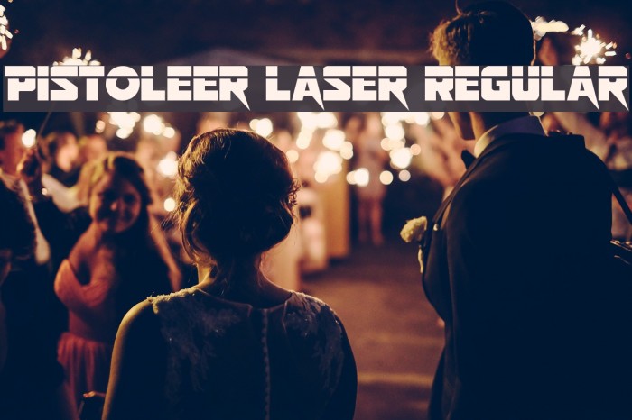 Pistoleer Laser Regular Font examples
