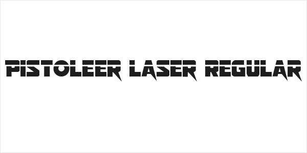 Pistoleer Laser Regular Logo