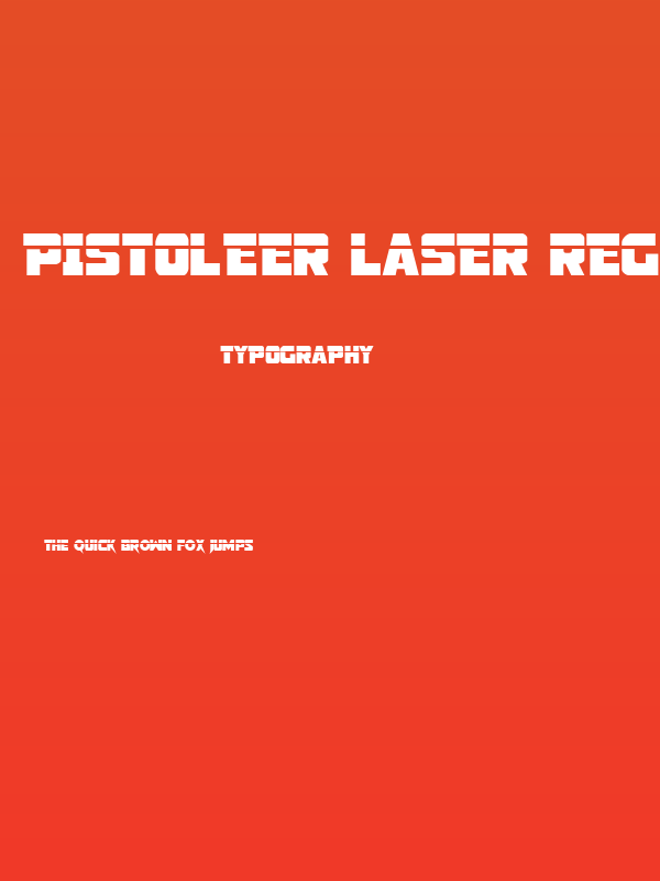 Pistoleer Laser Regular Poster