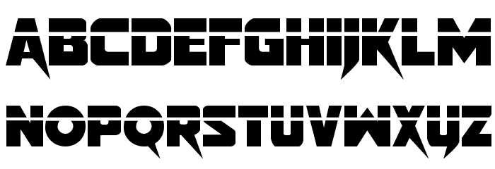Pistoleer Laser Regular Font LOWERCASE