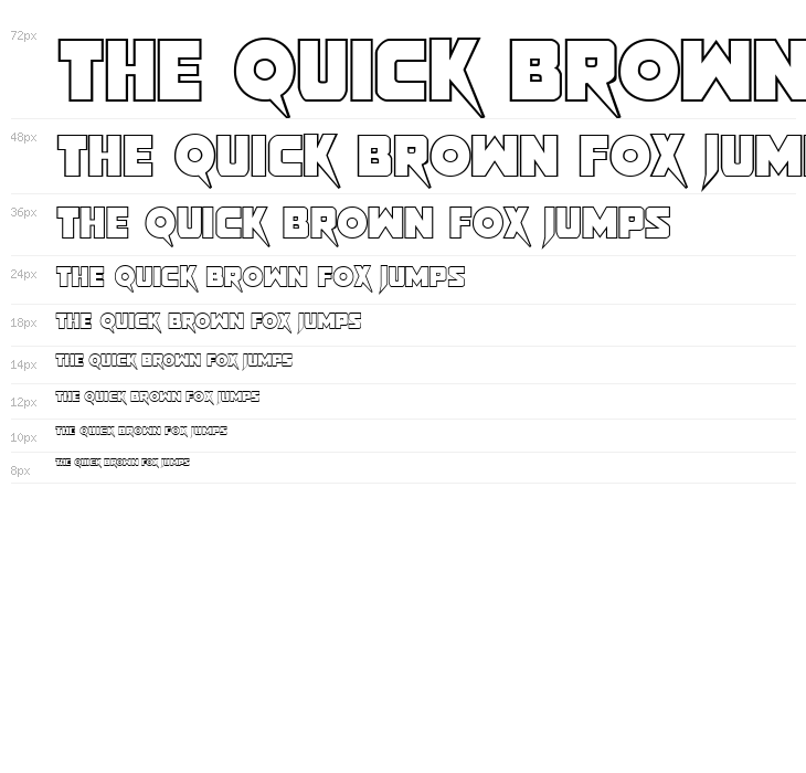 Pistoleer Outline Regular Waterfall