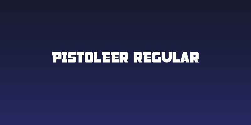 Pistoleer Regular Social Header