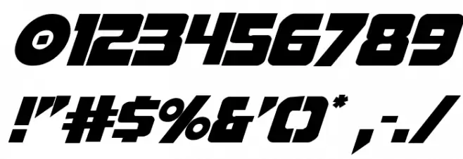 Pistoleer Rotalic Font OTHER CHARS