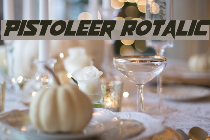 Pistoleer Rotalic Example 1