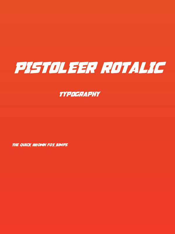 Pistoleer Rotalic Poster