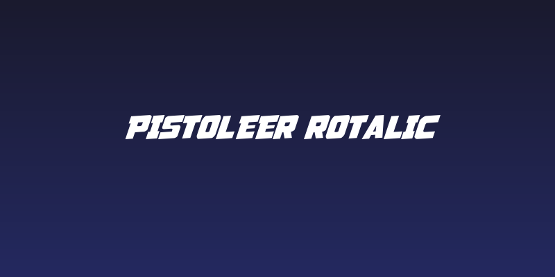Pistoleer Rotalic Social Header