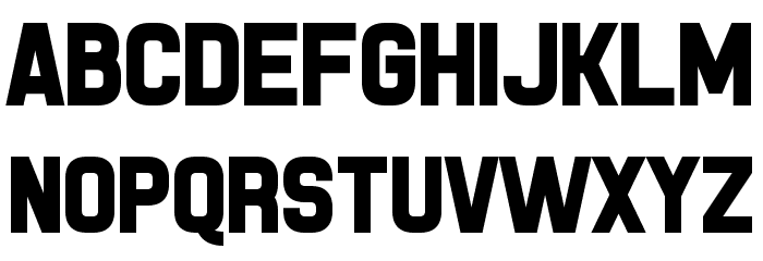Piston Pressure Font LOWERCASE