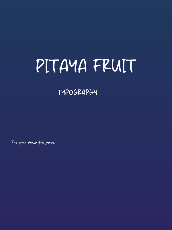 Pitaya Fruit Poster