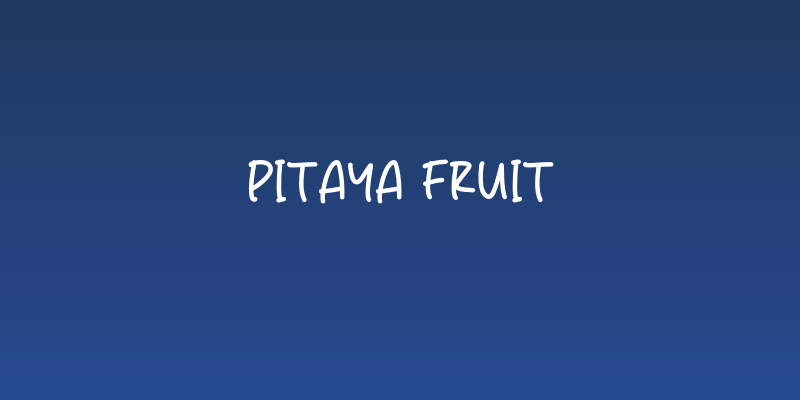 Pitaya Fruit Social Header