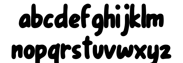 Pitbull Font LOWERCASE