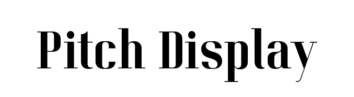 Pitch Display  Free Fonts Download