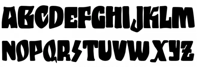 Pitched Battle خط أحرف كبيرة