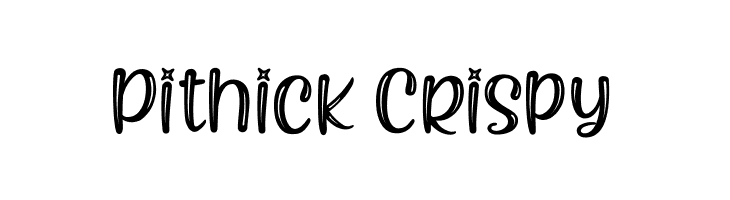 Pithick Crispy Шрифта