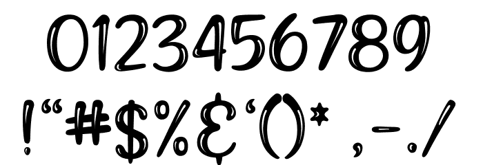 Pithick Crispy Font OTHER CHARS