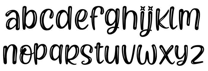 Pithick Crispy Font LOWERCASE