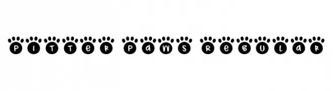 Pitter Paws Regular  les polices de caractères gratuit tlcharger