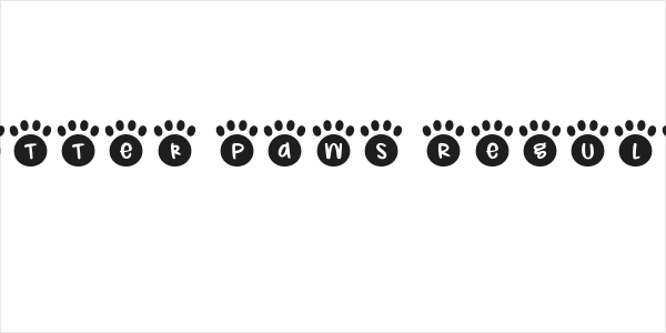 Pitter Paws Regular Logo