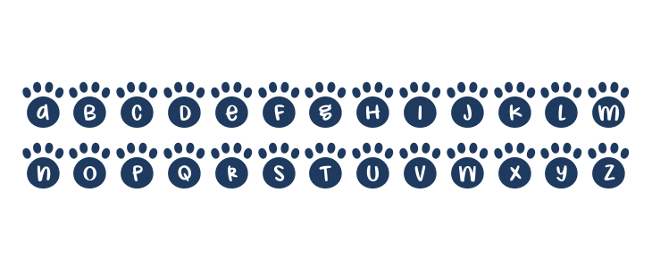 Pitter Paws Regular Lowercase