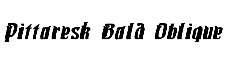 Pittoresk Bold Oblique  नि: शुल्क फ़ॉन्ट्स डाउनलोड