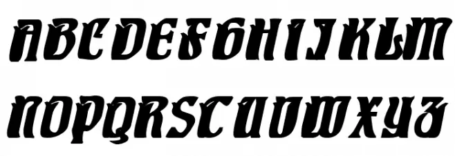 Pittoresk Bold Oblique Fuentes MAYÚSCULAS