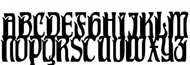 Pittoresk Condensed Fonte MAIÚSCULAS