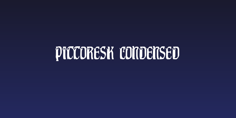 Pittoresk Condensed Social Header