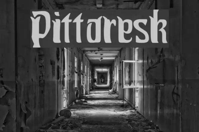 Pittoresk Font examples