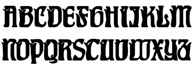PittoresqJugendstil Fuentes MAYÚSCULAS