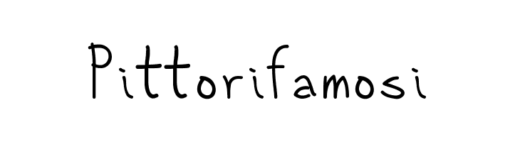 Pittorifamosi Font