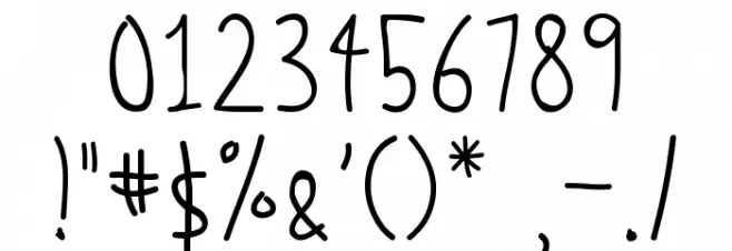 Pittorifamosi Font OTHER CHARS