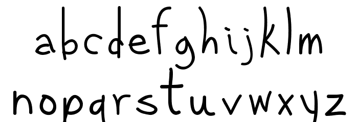 Pittorifamosi Font LOWERCASE