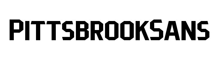 PittsbrookSans  Frei Schriftart Herunterladen
