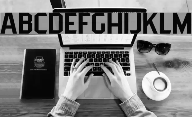 PittsbrookSans Font examples