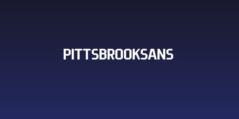 PittsbrookSans Social Header