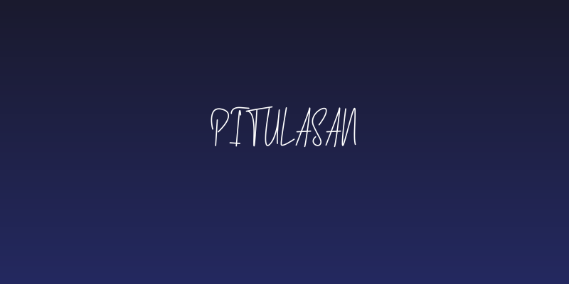 Pitulasan Social Header