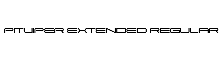 Pitviper Extended Regular  font caratteri gratis