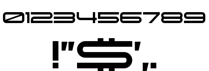 Pitviper Extended Regular Font OTHER CHARS