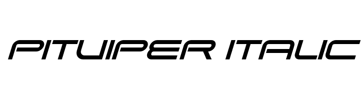 Pitviper Italic  Descarca Fonturi Gratis