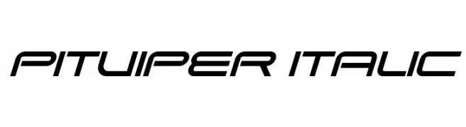 Pitviper Italic  Descarca Fonturi Gratis