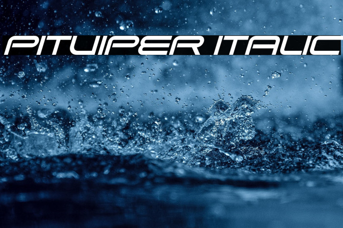 Pitviper Italic Example 2