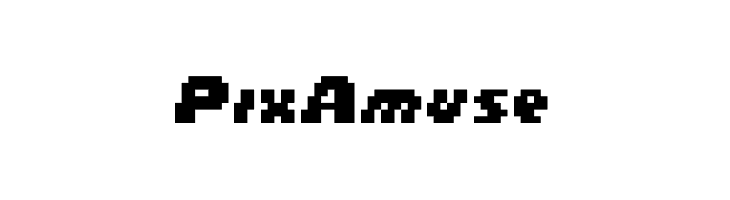PixAmuse  font caratteri gratis