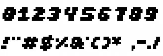PixAmuse Font OTHER CHARS