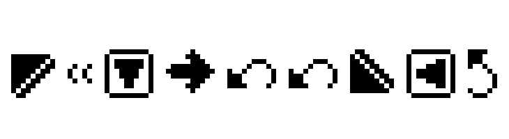 PixArrows  font caratteri gratis